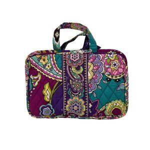 NWOT Vera Bradley Heather Quilted Paisley Floral Travel bag With Handles, hook